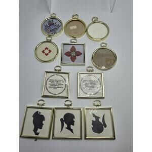 Vintage Cross Stitch Small Frames Needlepoint